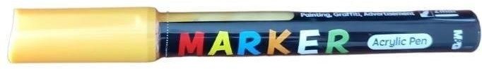 Marker akrylowy 1-2mm jasnożółty (6szt) M&G