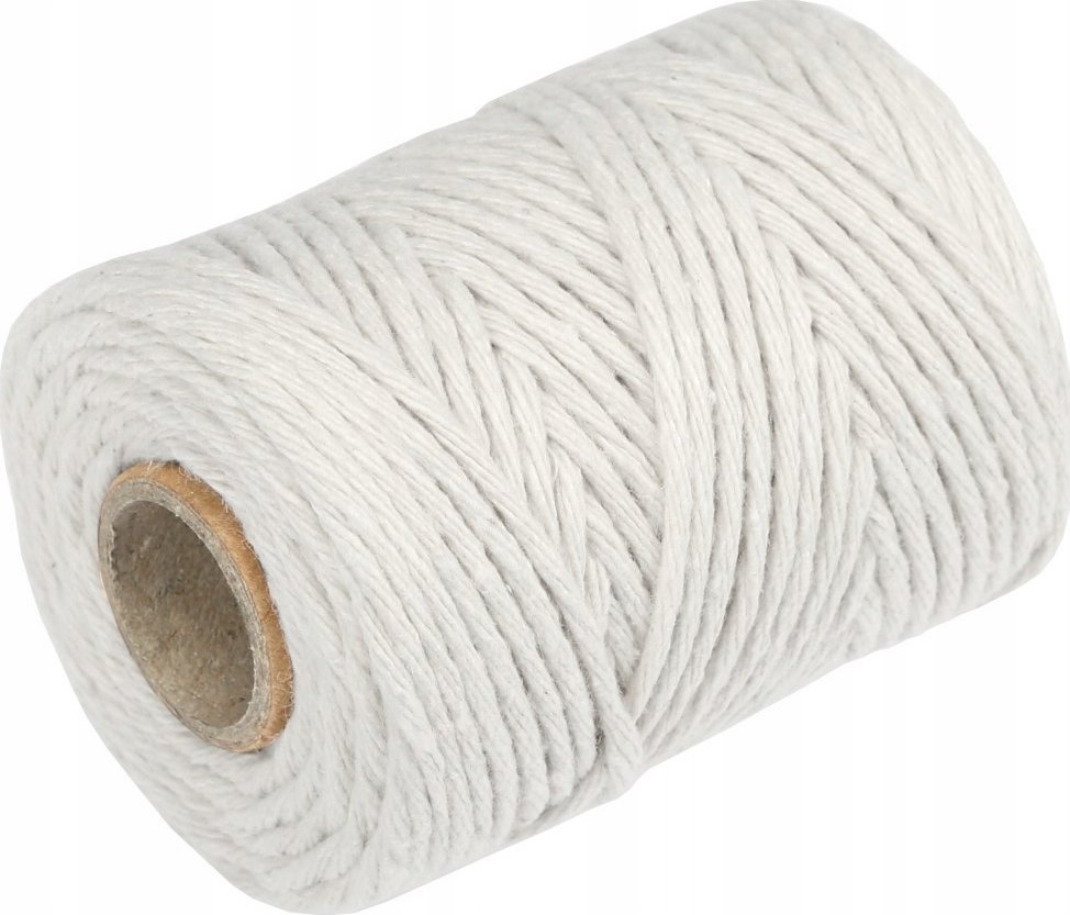 Ravi Sznurek kuchenny bawełniany nić wędliniarska biała 40m