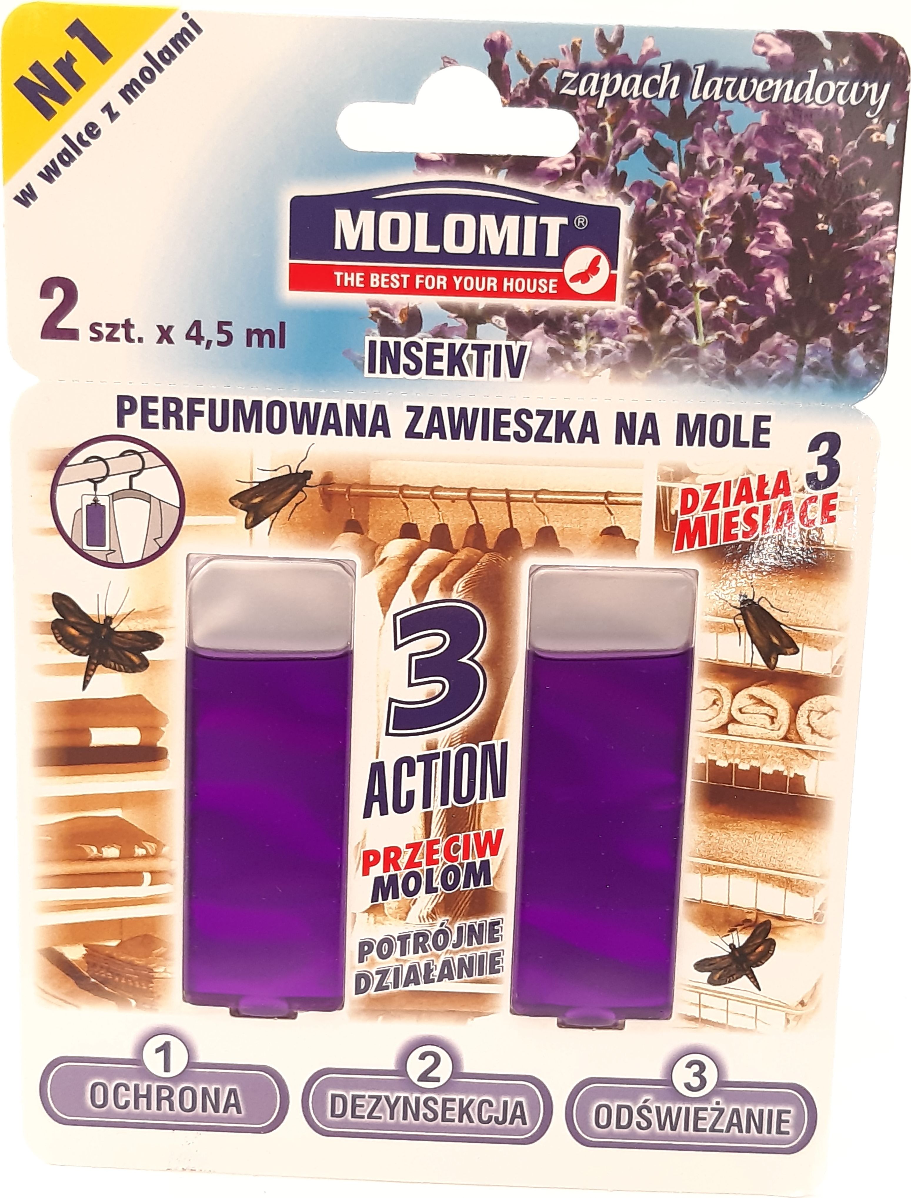 Perfumowana zawieszka lawenda-antymolowa