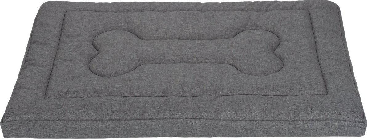 EcoHomeGarden Legowisko materac dla psa EcoHomeGarden ciemny szary gładki kość L 100x70 wigofil