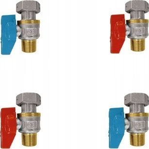 Samee Samee uniwersalny zestaw zaworów prostych do kotłów gazowych dwufunkcyjnych (2 szt. x 1/2" + 2 szt. x 3/4") ZBP-KIT-22-U
