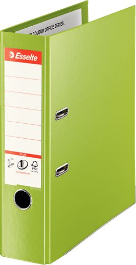 Segregator Esselte No.1 Vivida Plus dźwigniowy A4 80mm zielony (10K190D)