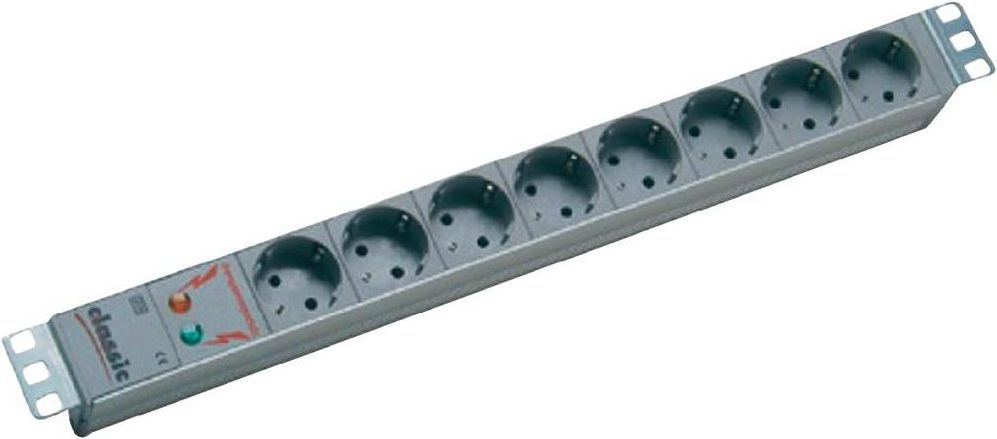 Listwa zasilająca Bachmann przeciwprzepięciowa 8 gniazd 2 m czarna (333.404)