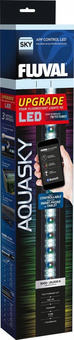 Fluval Belka oświetleniowa Fluval AquaSky LED 2.0 30W, 99-130cm