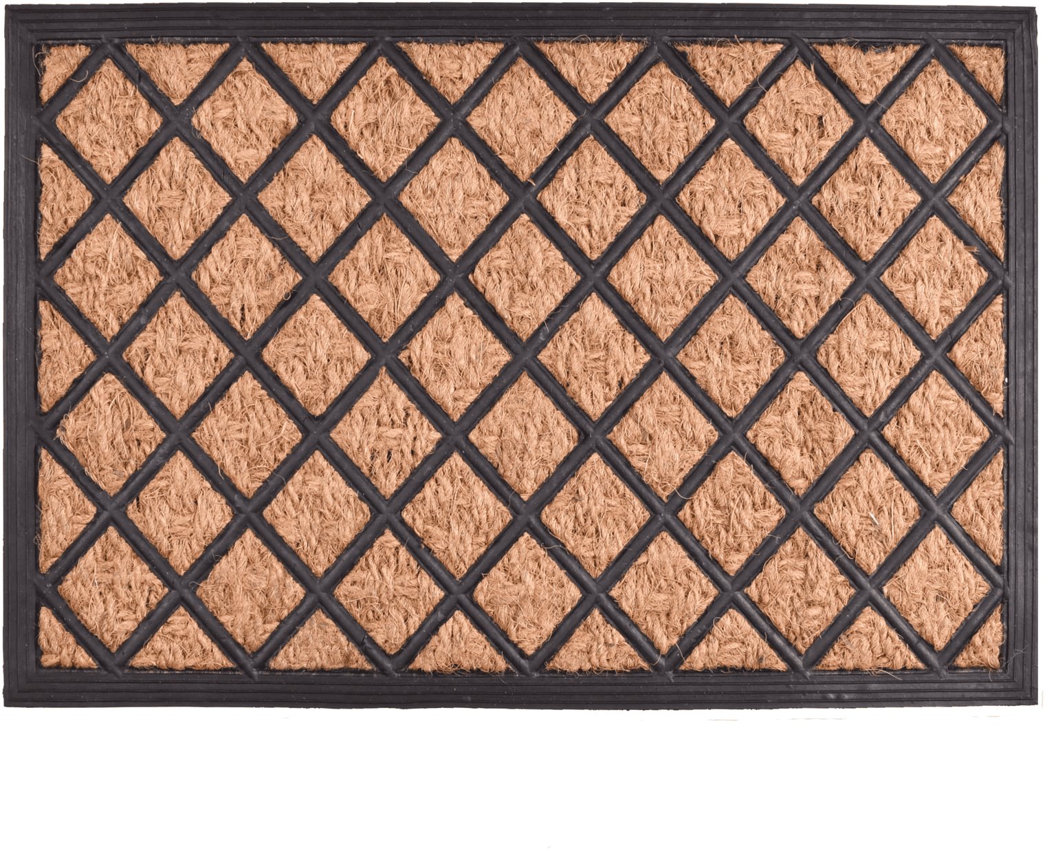 Wycieraczka Panama kokosowa gumowa ROMBY