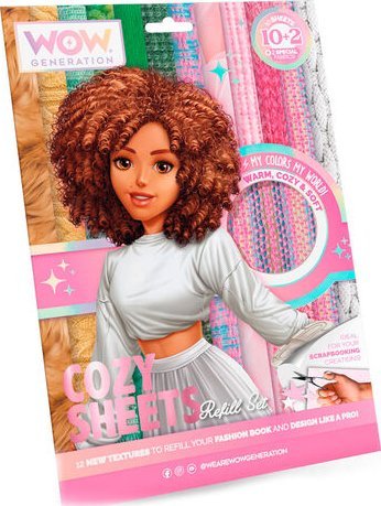 Piórnik Kids Euroswan Zestaw uzupełniający do Fashion Book 4 wzory 12el. WoW Generation WOW00082 Kids Euroswan mix cena za 1 szt