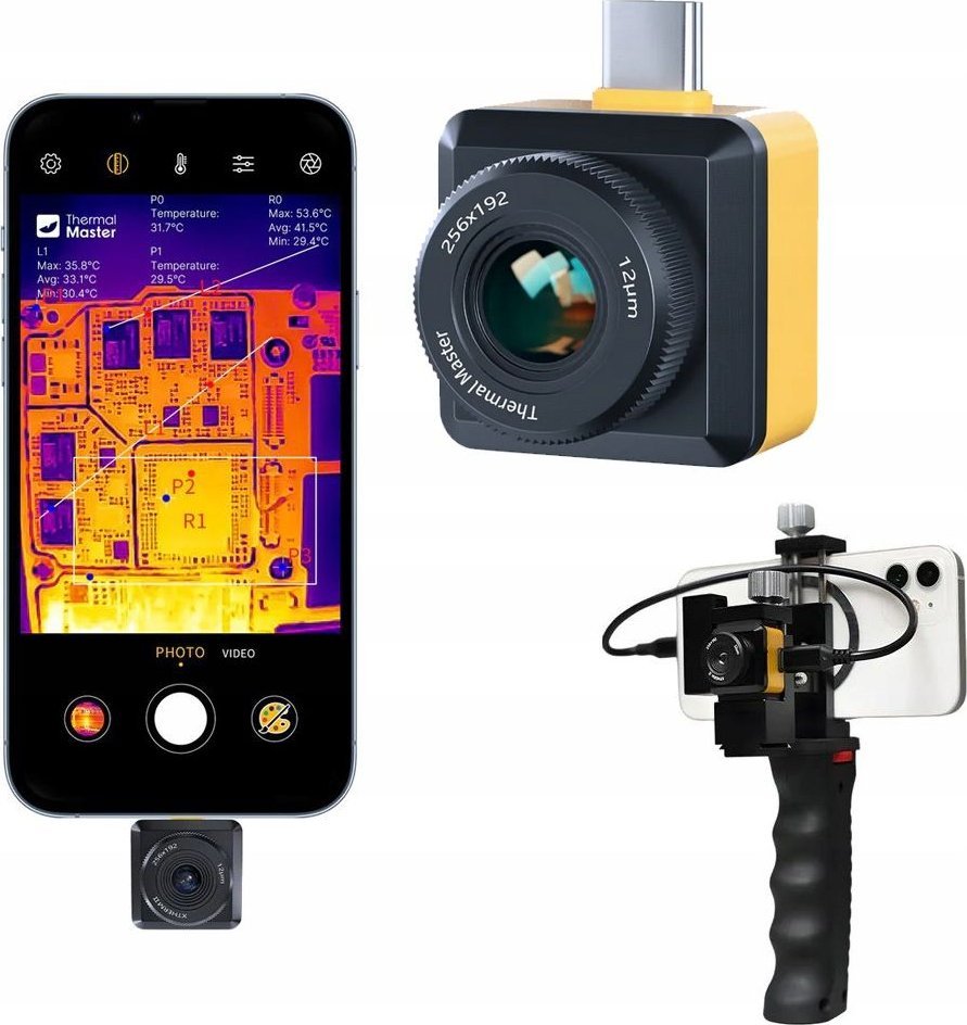 Kamera Termowizyjna - Telefon USB-C MicroUSB ANDROID Thermal Master T2S PRO / ANDROID