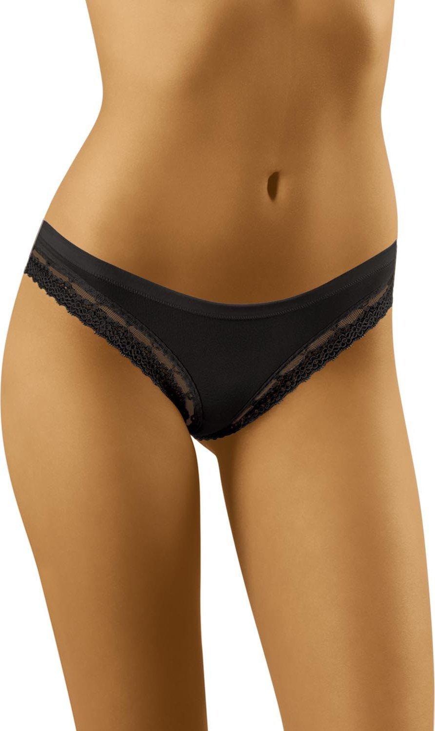 Wolbar Wol-Bar Soft Floppy czarny M Majtki figi