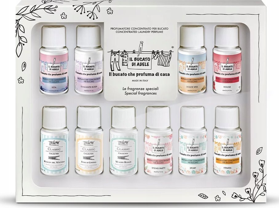 Poseidon Zestaw 10 próbek luxury | classic | sport | Zestaw perfum do prania