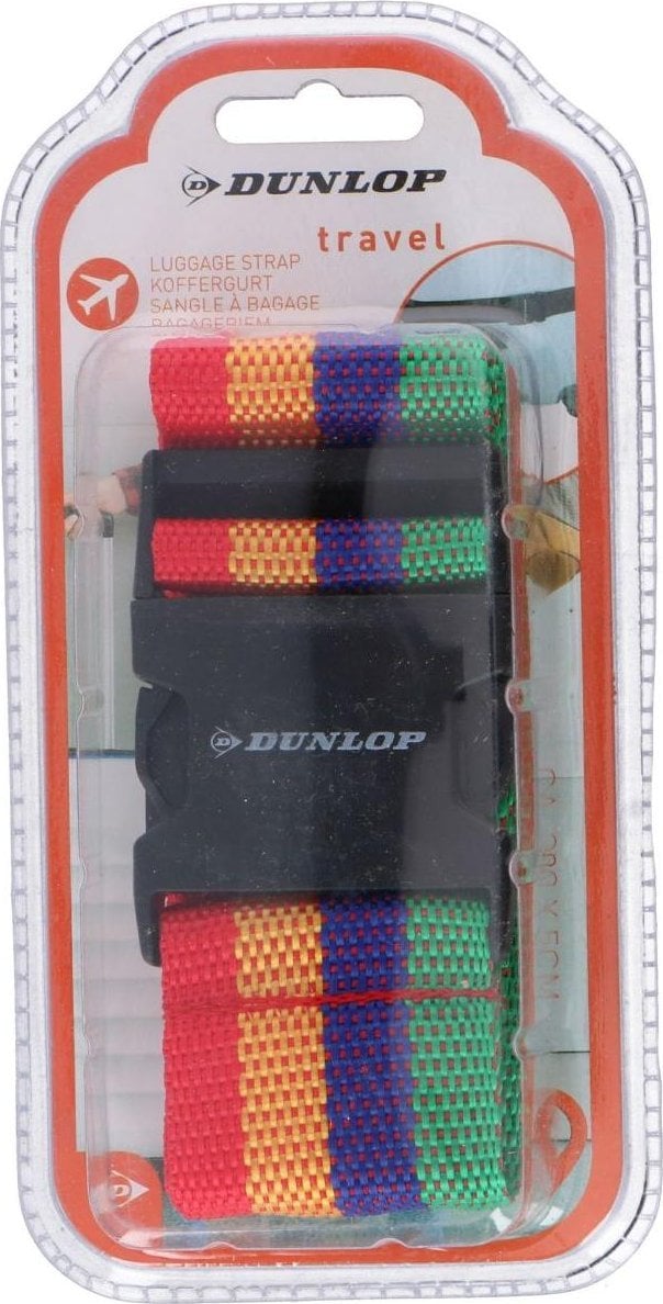 Dunlop UNIWERSALNY PAS ZABEZPIECZAJĄCY DO WALIZKI SPINAJĄCY DUNLOP 200x5CM 4 COLOR