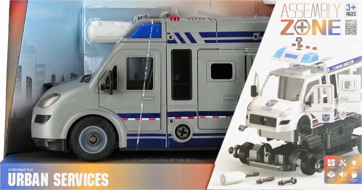 Mega Creative AUTO DO SKREC POLICJA DZ/SW P/B 35X19X14 MC12/24