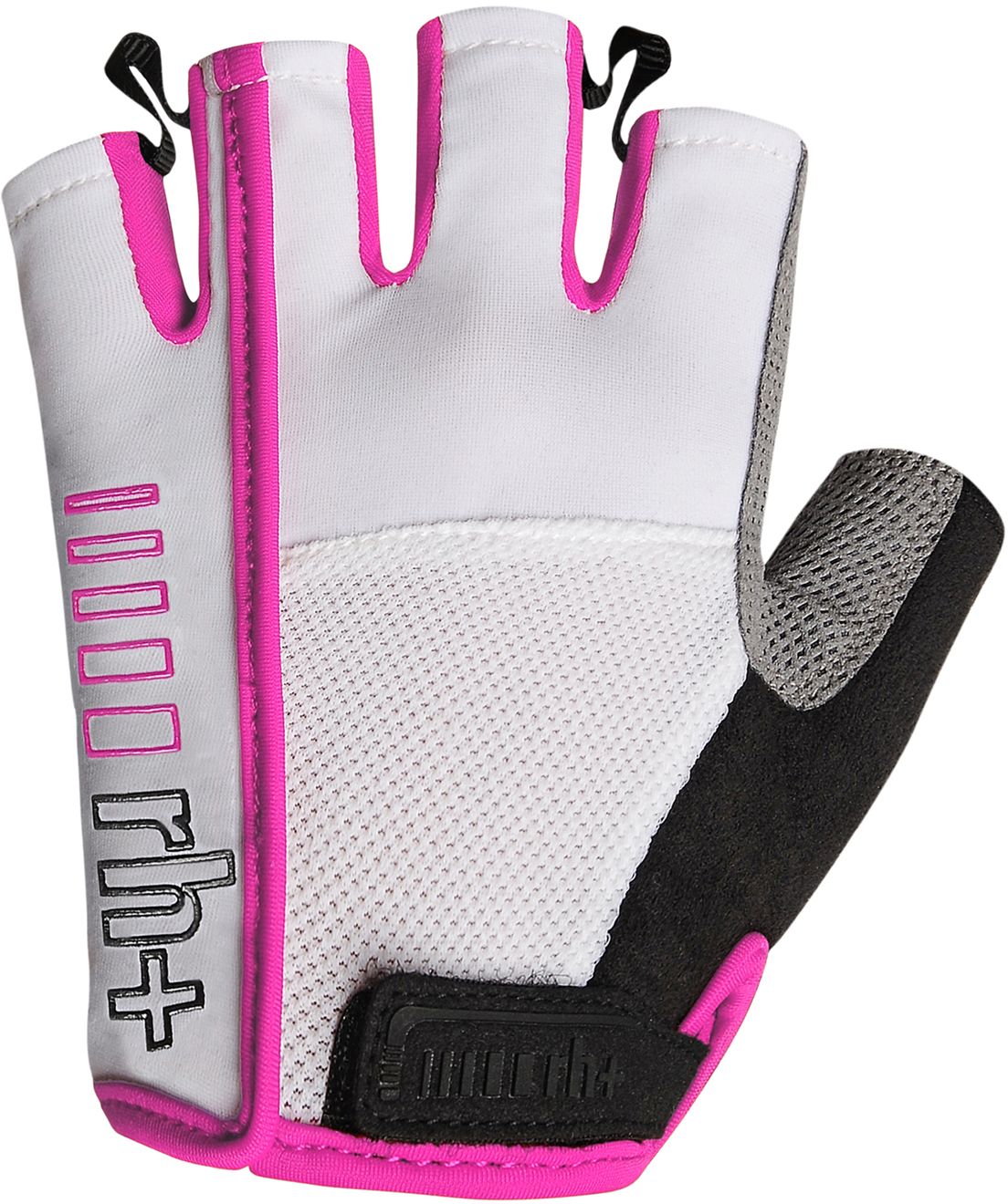 RH+ Rękawiczki rowerowe One W Glove biało rózowe (ECX9059)