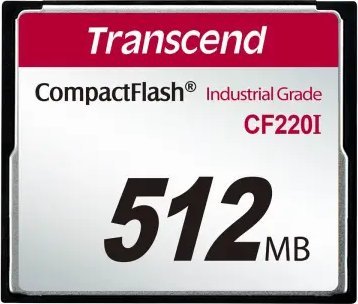 Karta Transcend CF220I Compact Flash 512 MB (TS512MCF220I)