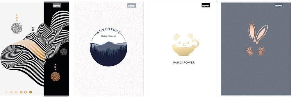 Zeszyt A5/60K linia Calm (5szt)