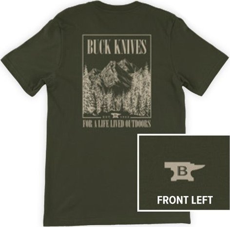Buck Knives Tshirt Buck Tee Live Outdoors 13213 rozmiar M
