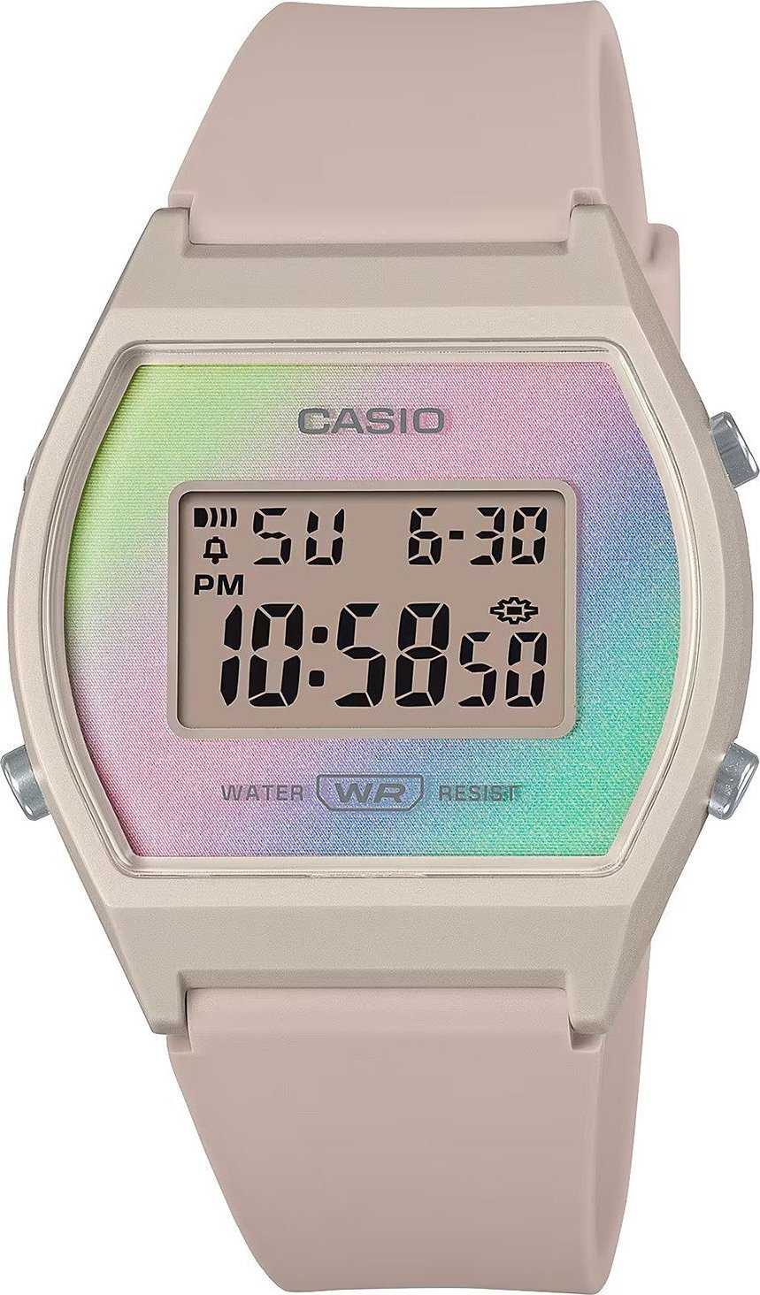 Zegarek Casio Zegarek damski Casio LW-205H-4AEF beżowy