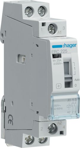 Hager Stycznik modułowy ze sterowaniem ręcznym 25A 2Z 230V AC (ERC225)