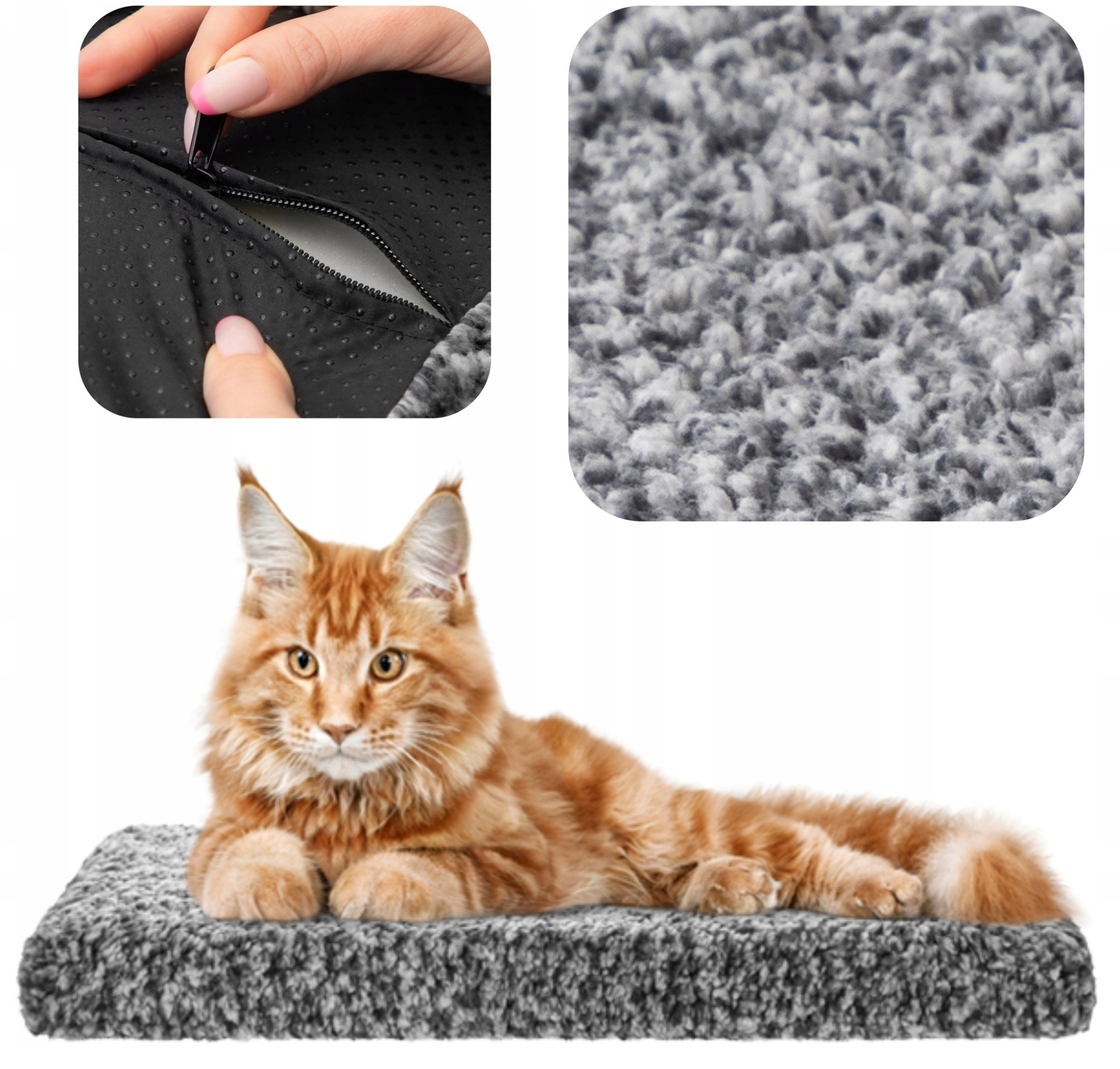 Hobbydog R2 MATERAC Parapet Futro CZARNY