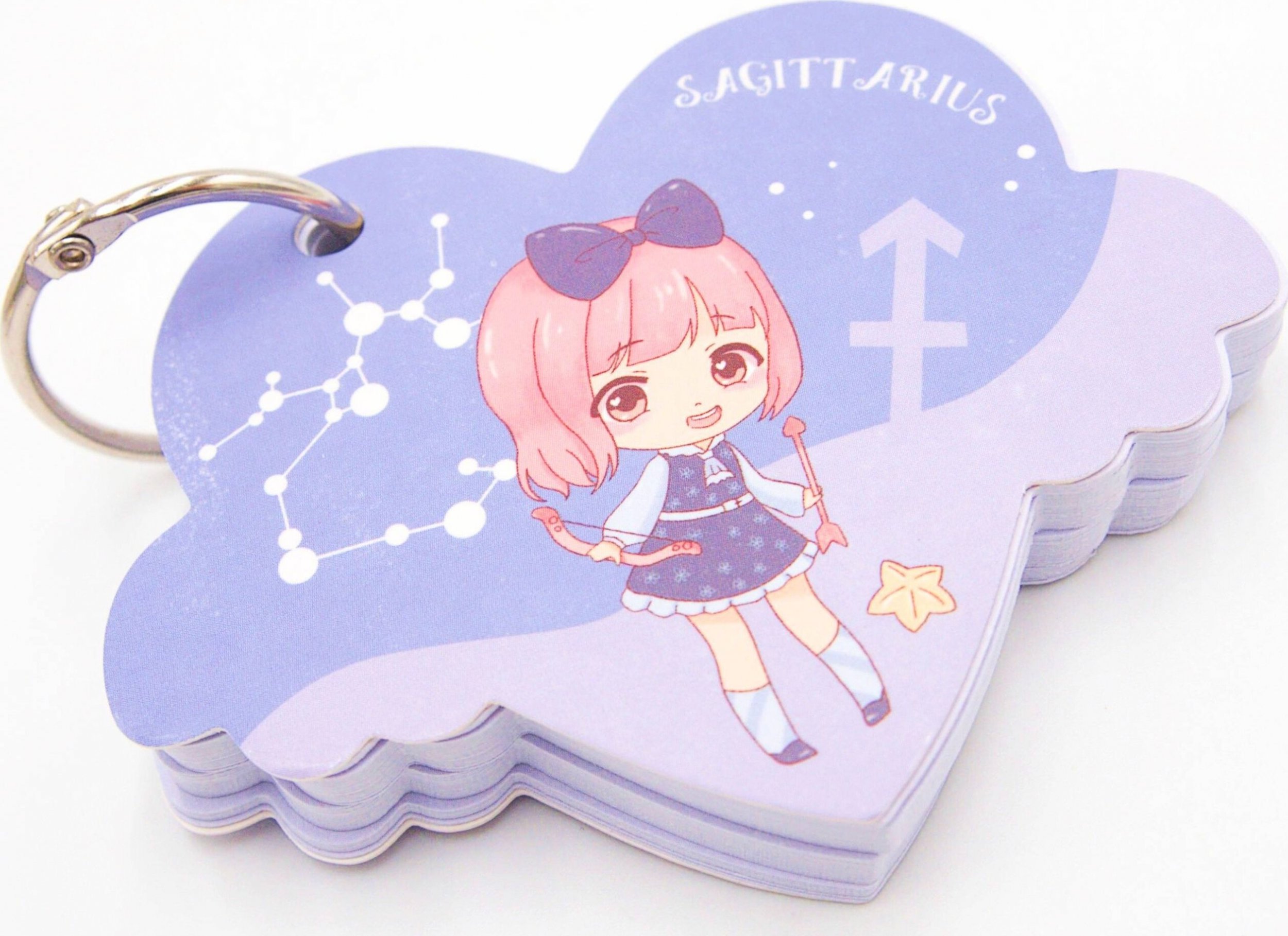 myHomelife Mini notes notesik na breloku znak zodiaku STRZELEC