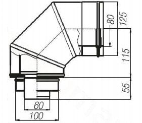 BERETTA ADAPTER KOL. 60/100-80/125
