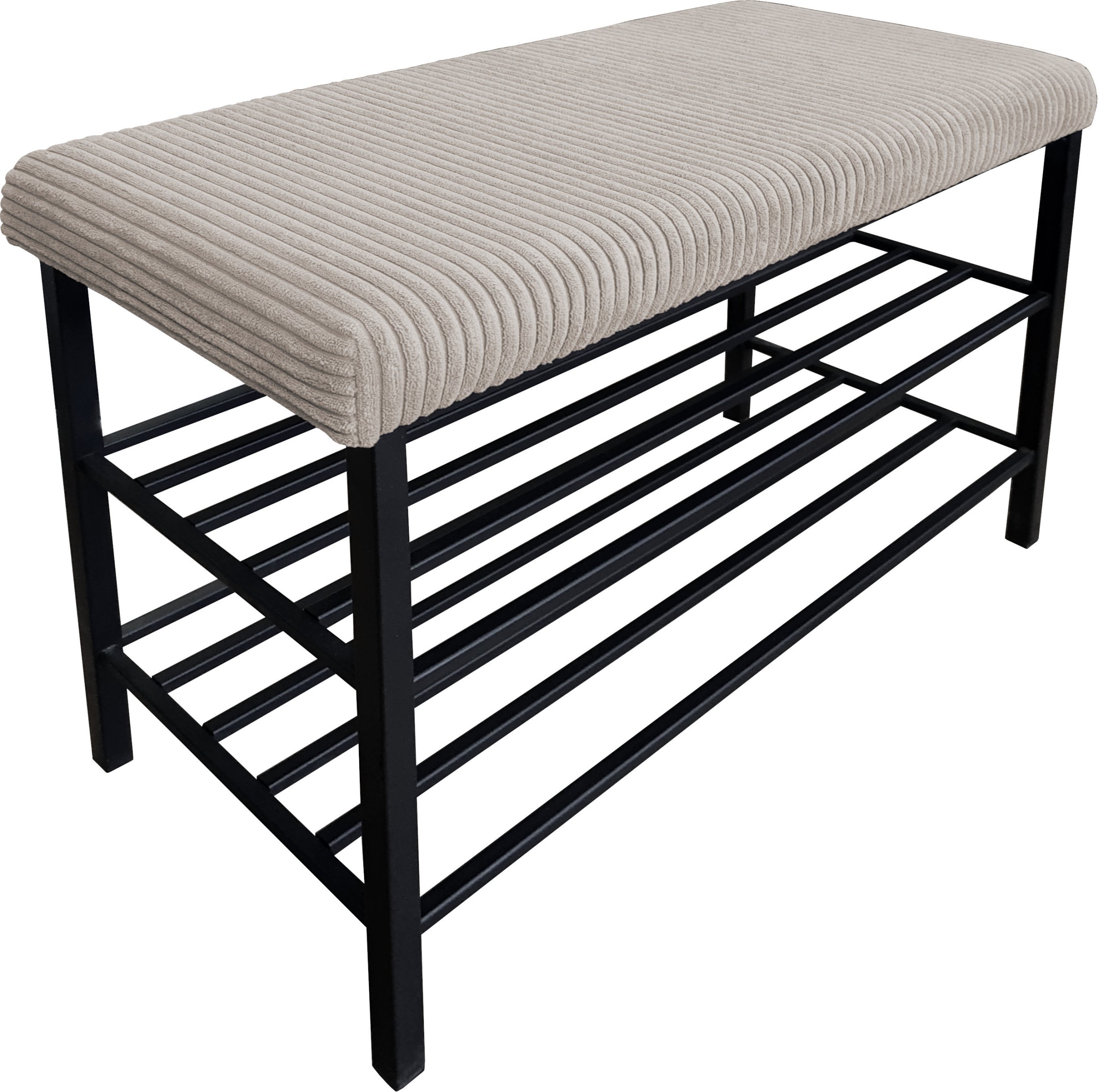 Szafka na buty Regał Półka stelaż czarny POSO 2