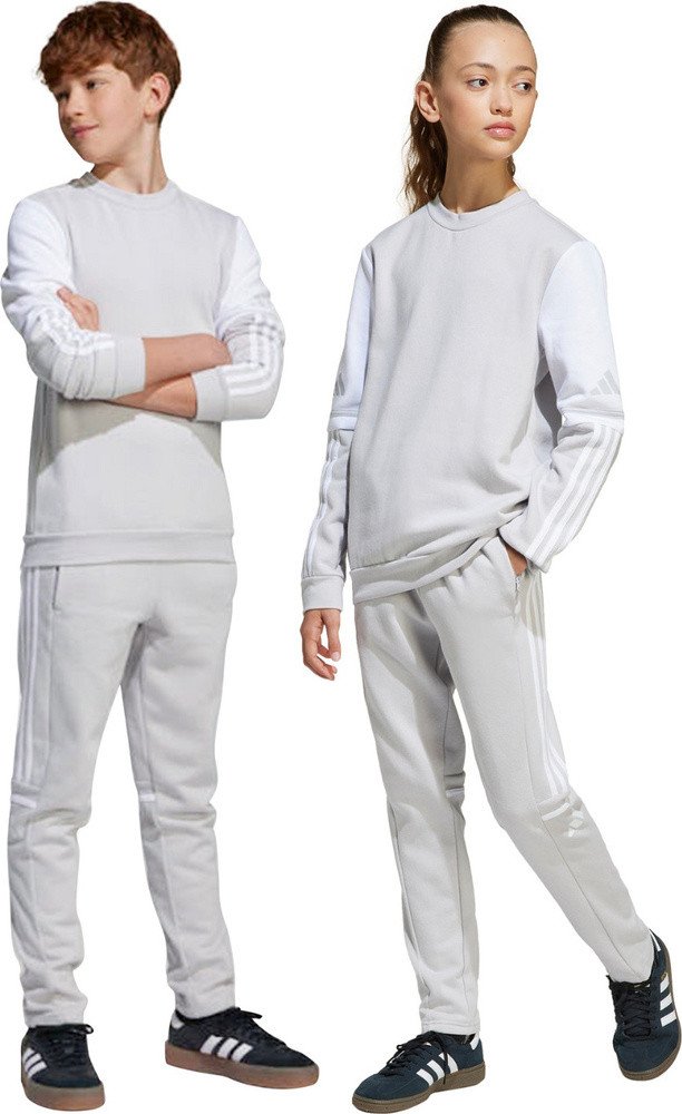 Spodnie dla dzieci adidas Squadra 25 Sweat szare JD4823 116cm