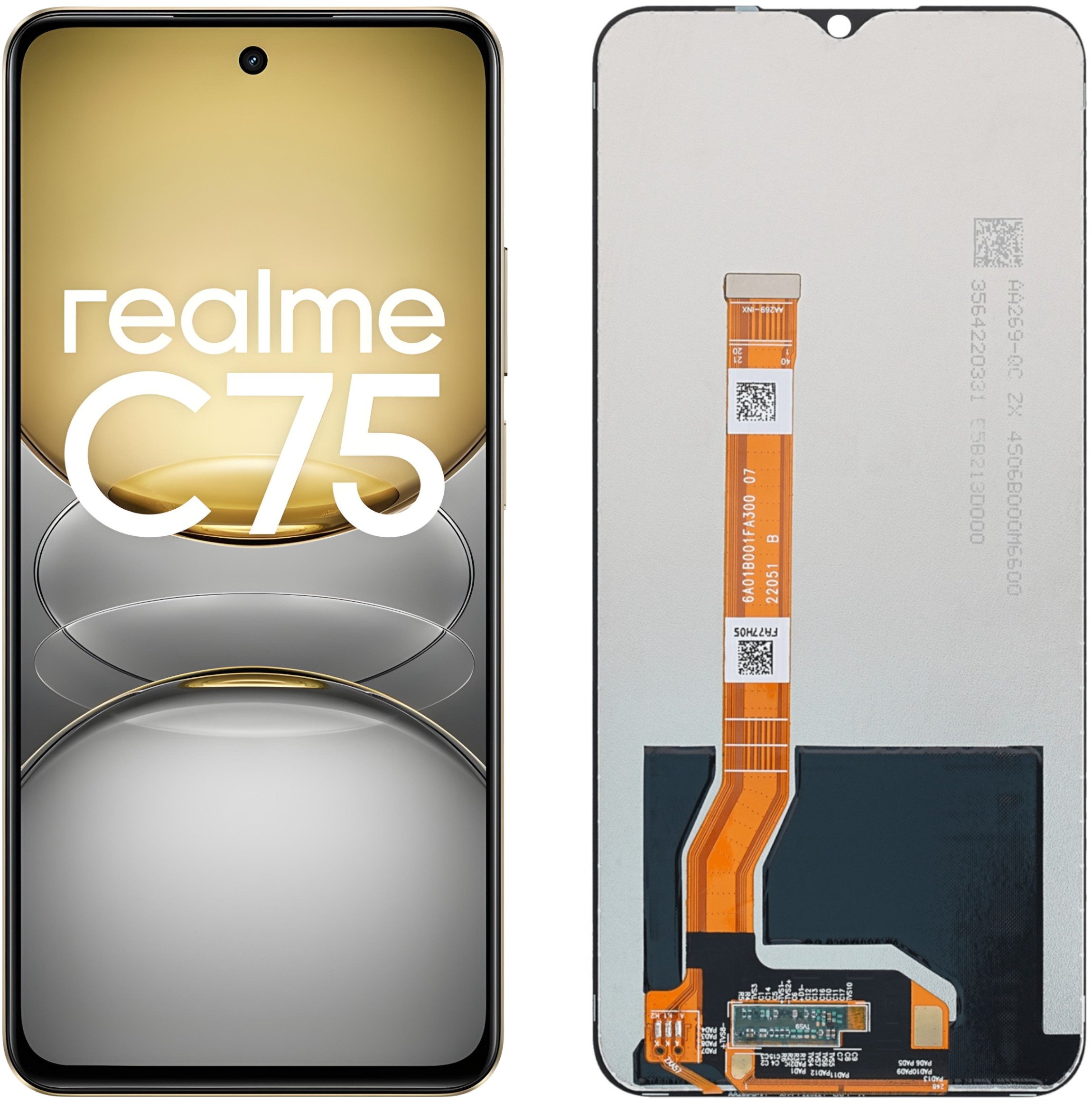 Wyświetlacz do Realme C75 4G LCD RMX3941 Ekran