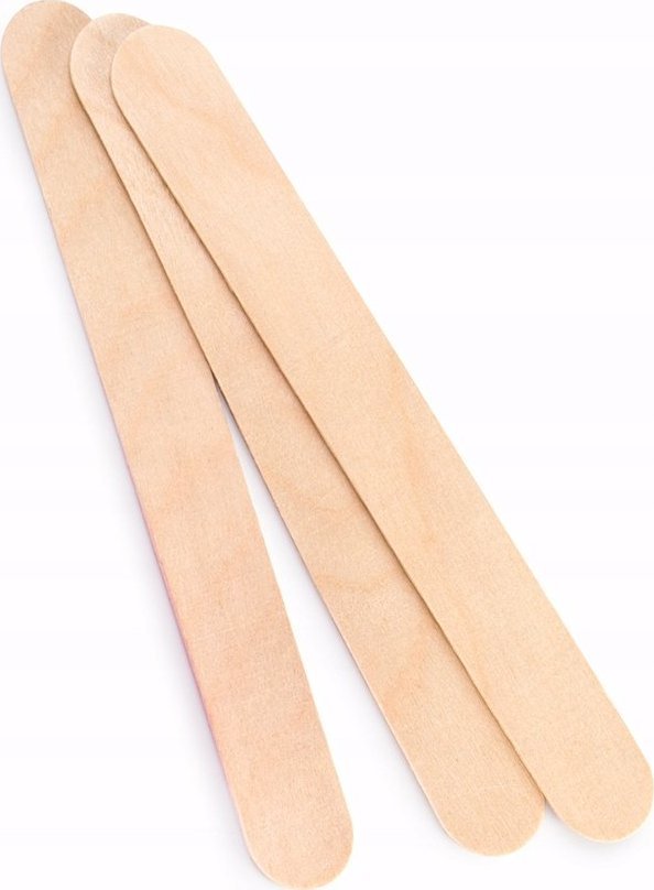 Cosmetics Zone MINI szpatułki drewniane laryngologiczne do wosku - 100 sztuk