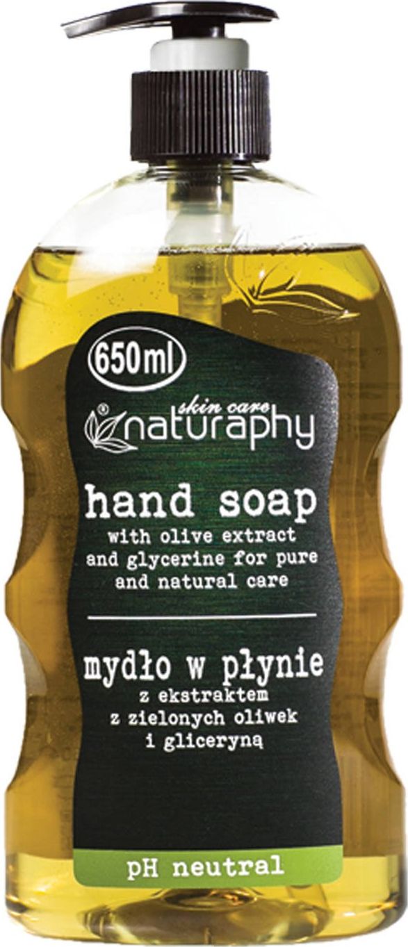 BluxCosmetics Mydło w płynie z ekstraktem z zielonych oliwek i gliceryną 650 ml