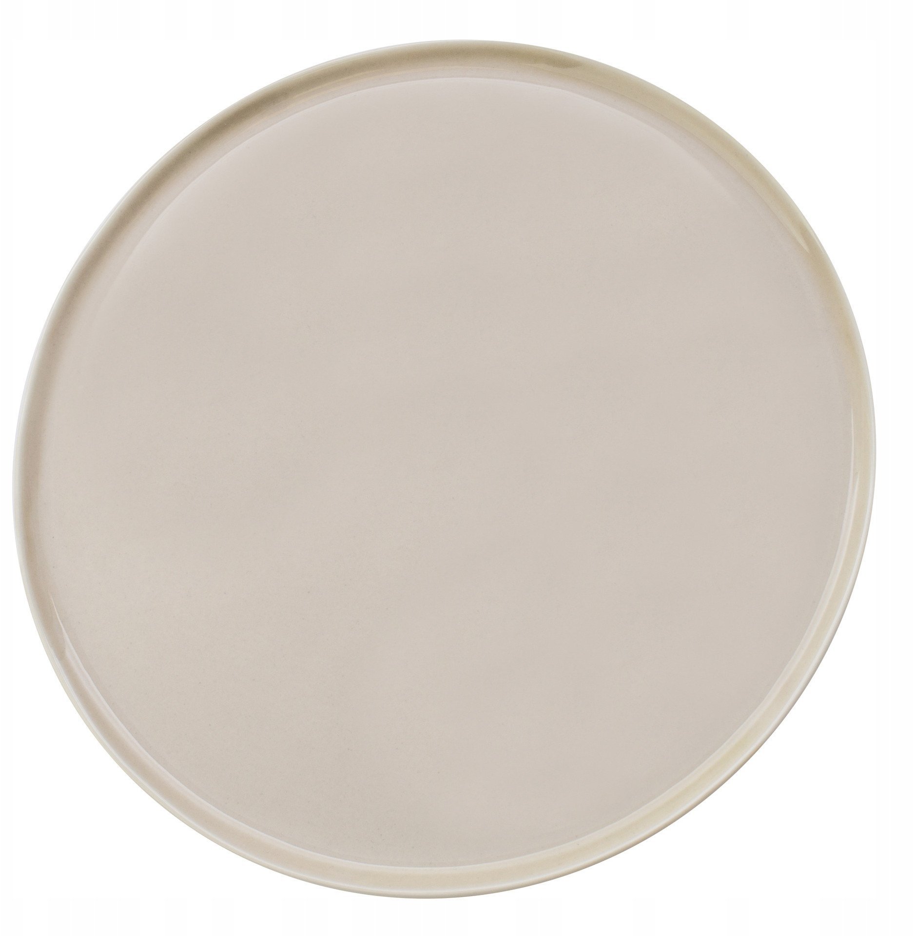 ETER Talerz płaski okrągły 25 cm, beżowy