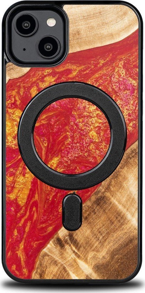 BeWood Etui Bewood Unique na iPhone 14 Plus - Neons - Paris z MagSafe