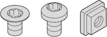 SCHROFF SCHROFF Płyta montażowa Zestaw montażowy do podwozia