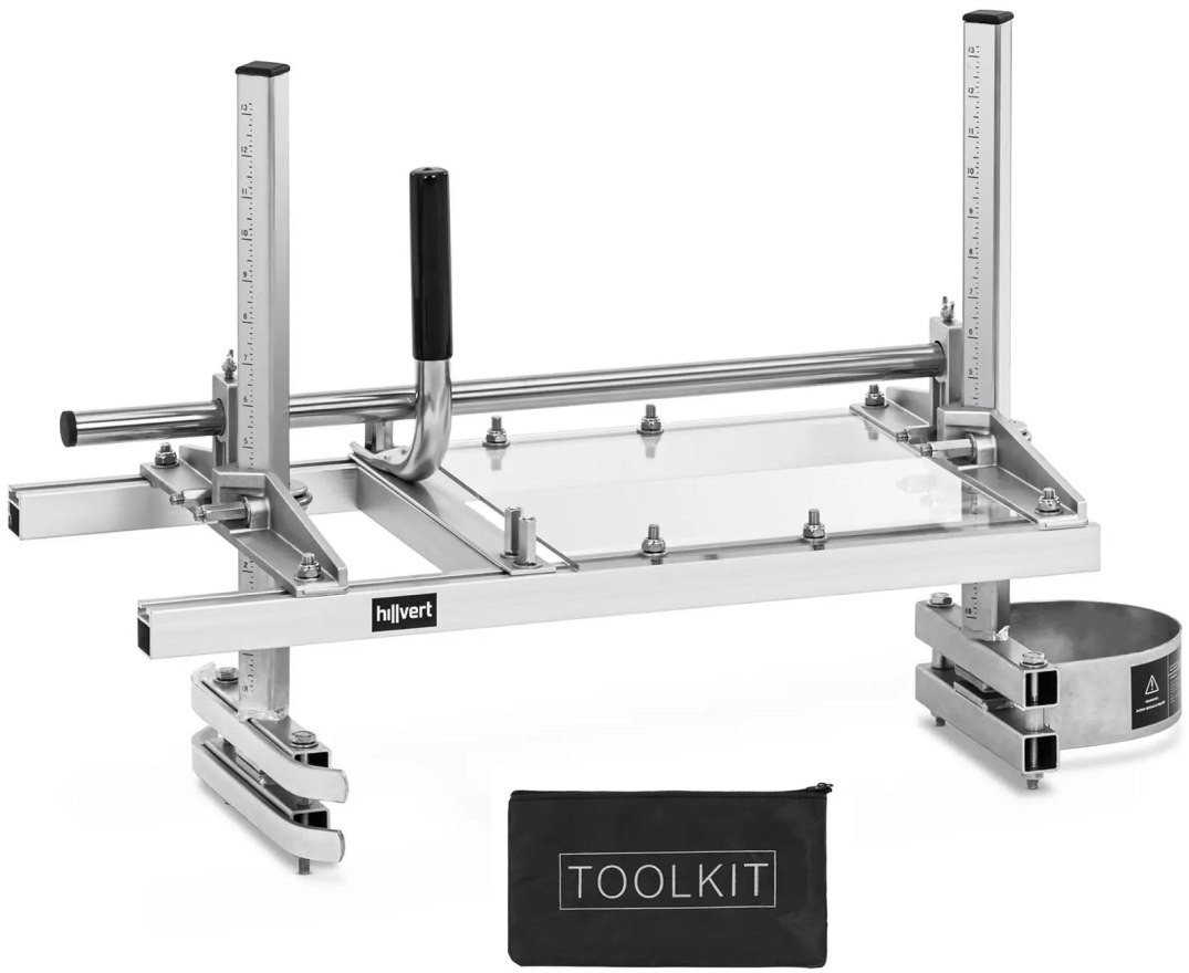 Trak do piły spalinowej pilarek do 60 cm / 24'' przenośny szer. 50 cm Hillvert