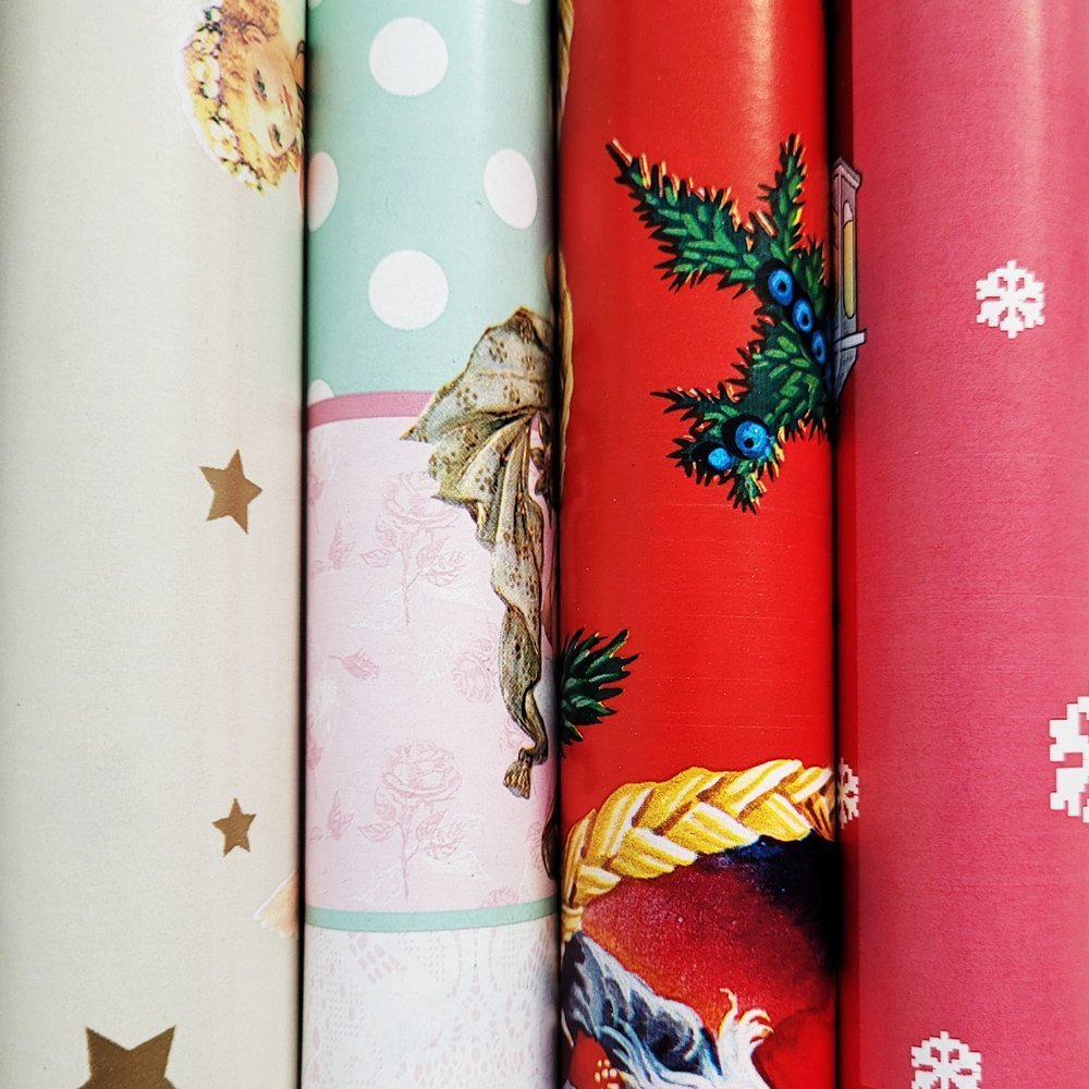 Papier ozdobny świąteczny zestaw 70cmx2m 70mC