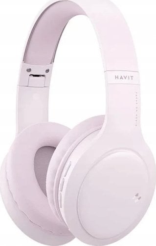 Bezprzewodowe słuchawki nauszne Havit H633BT (różowy)