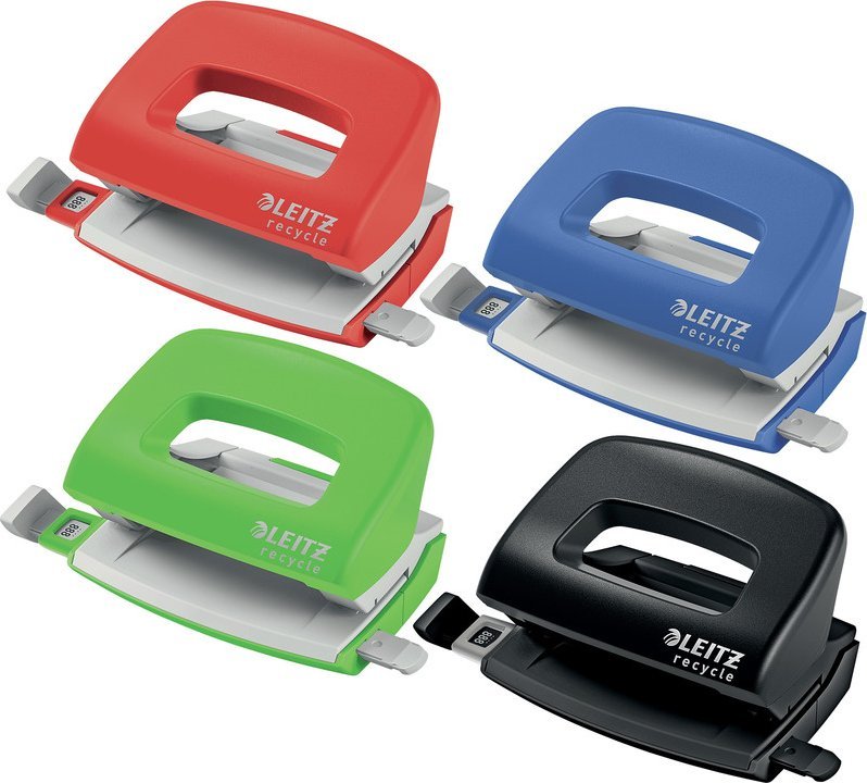 Dziurkacz Leitz Dziurkacz Leitz Nexxt Recycle 5010, CZERWONY