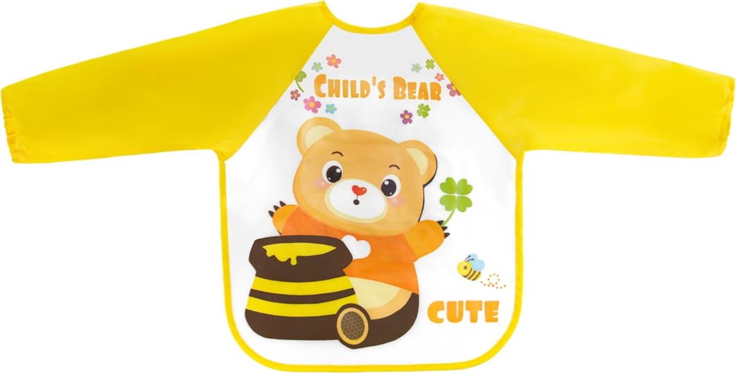 Bocioland Śliniak rękawek - Miś (BOC0560)