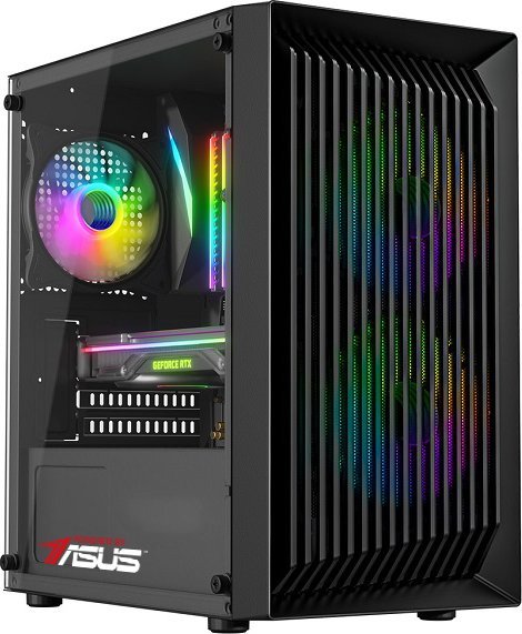 Komputer Vist ATOS PBA RGB Ryzen 5 3600 RTX 4060 Ti 16GB SSD 1TB W11 WiFi6 BT