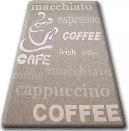 Dywany Łuszczów DYWAN SZNURKOWY SIZAL FLOORLUX 20221 coffe / mais, 80x150 cm