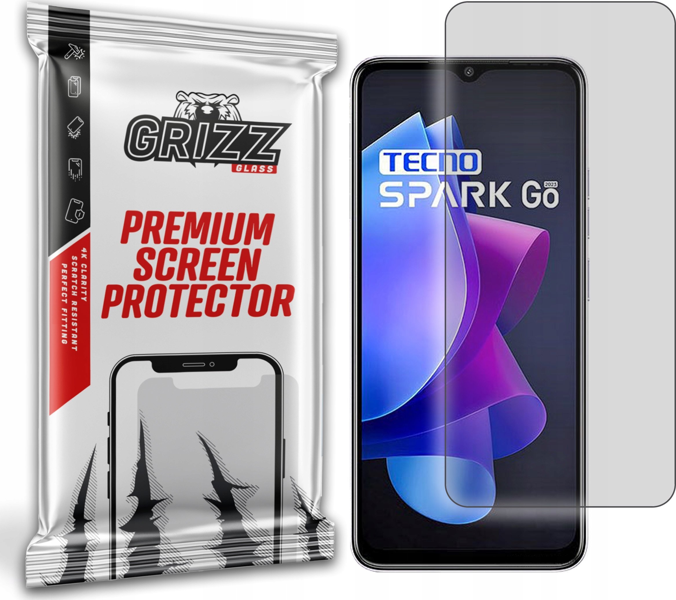 GrizzGlass Folia matowa GrizzGlass PaperScreen do Tecno Spark Go 2023