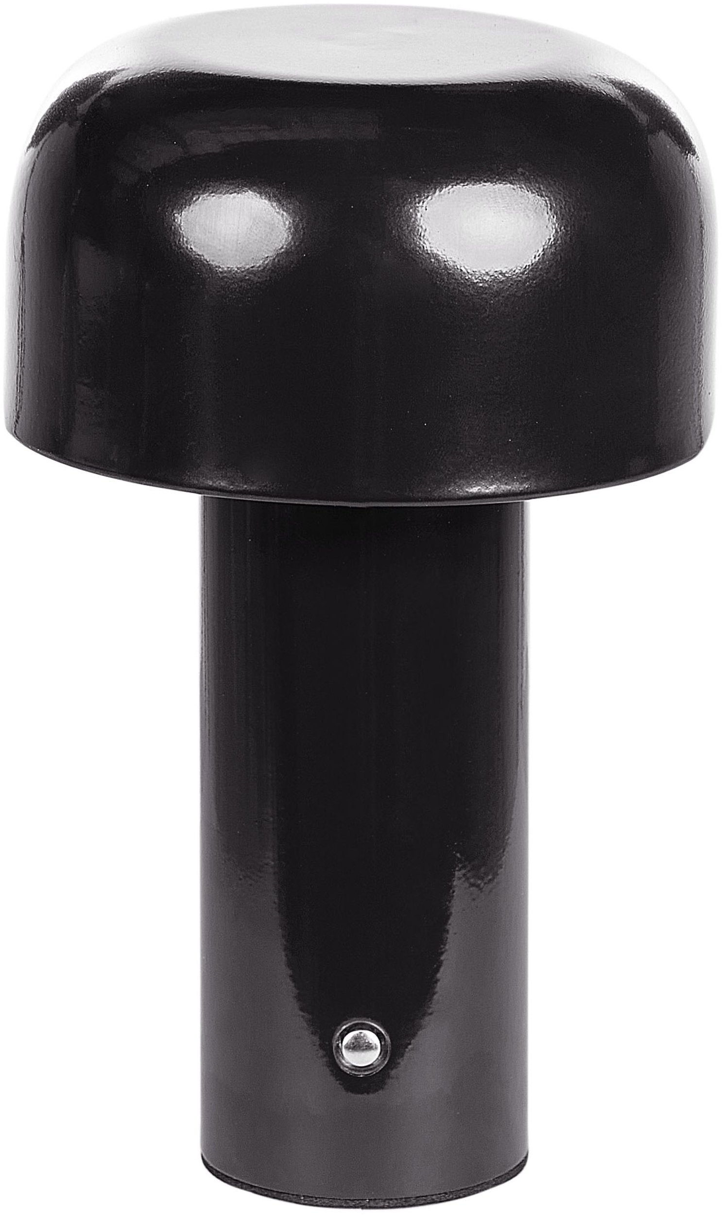 Lampa stołowa Beliani Bezprzewodowa lampa stołowa LED BESOS Ze ściemniaczem Metal Czarny