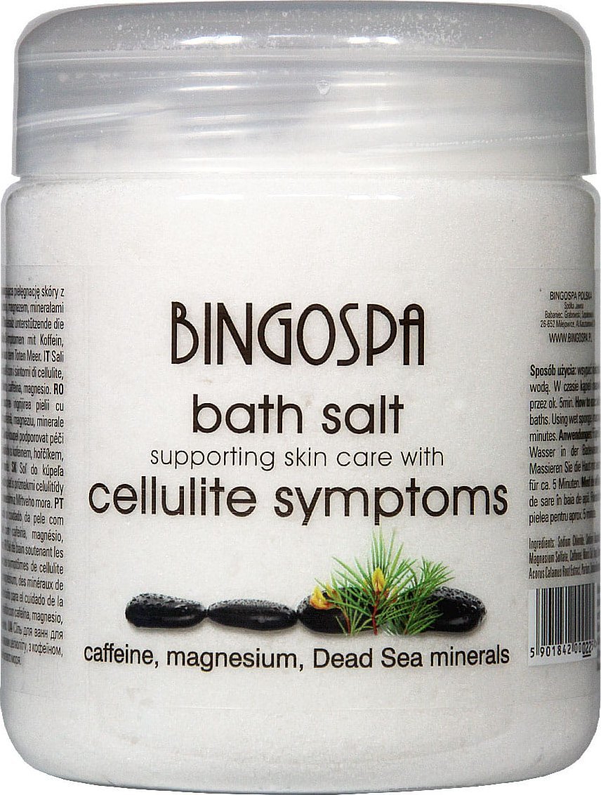 BingoSpa Sól do kąpieli z kofeiną, magnezem, z minerałami z Morza Martwego