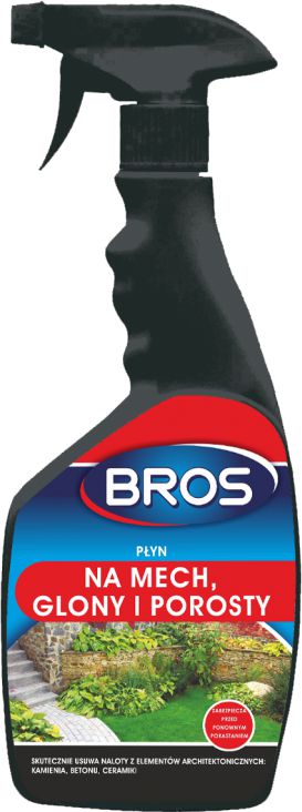 Bros Płyn na mech, glony i porosty (z atomizerem) 500ml