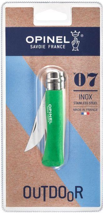 Opinel Opinel pocket knife No. 07 Beech Wood, Green Meadow