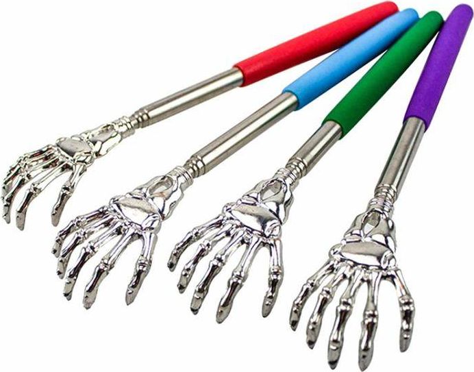 Aptel AG408A DRAPACZKA DO PLECÓW TELESKOPOWA SKŁADANA 22-58cm MIX