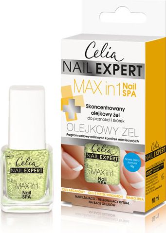 Celia Nail Expert Skoncentrowany olejkowy żel do paznokci i skórek Max in 1 Nail SPA 10ml