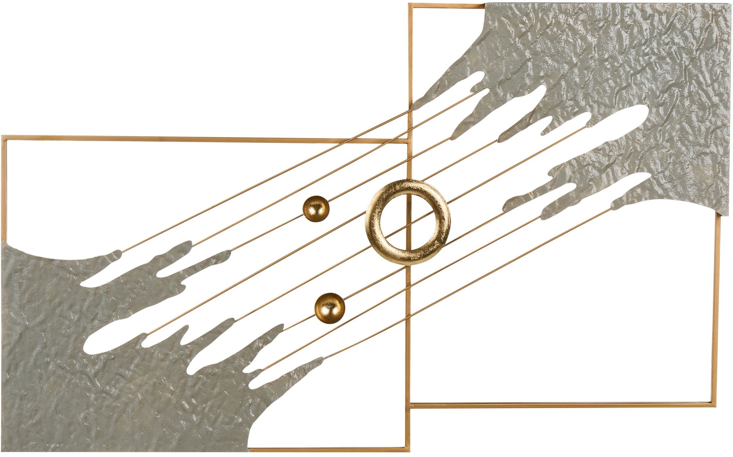 Dekoracja ścienna SKERRIES Metal 45 cm Szary