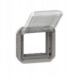 Legrand Mosaic adaptor transparent 2 moduł szary