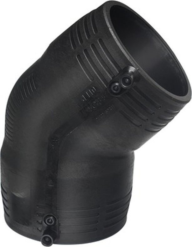 Georg Fischer Kolano elektrooporowe 45ST. DN160 PE100, SDR11, PN10 gaz/PN16 woda