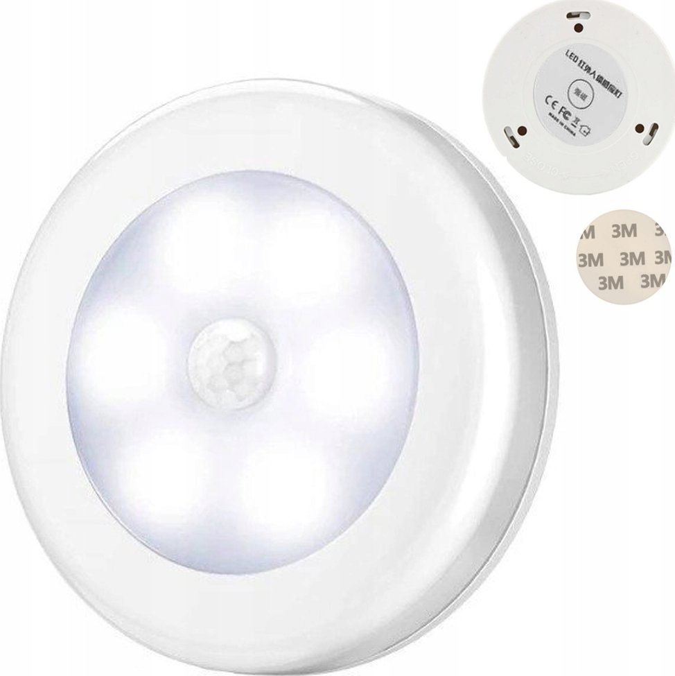 LAMPKA NOCNA LED Z CZUJNIKAMI JJBD-1